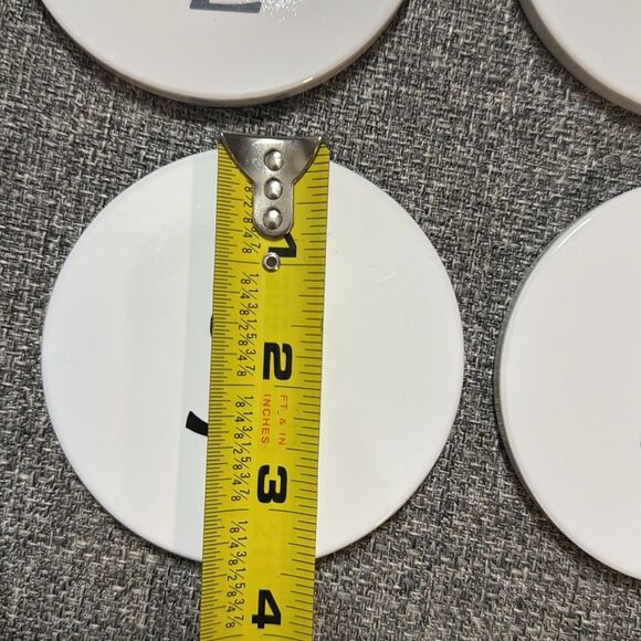 YSL White Coasters Set - Picture 4 of 5